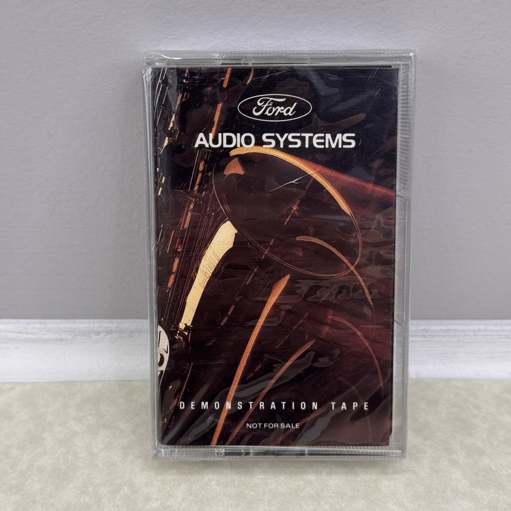 Vtg Ford Audio Systems Demonstration Cassette Tape OEM Dealer Demo – 1988 Sealed